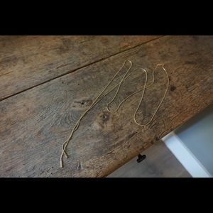 14K gold 24” necklace